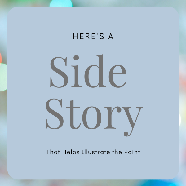 Poster Noting 'Side Story'