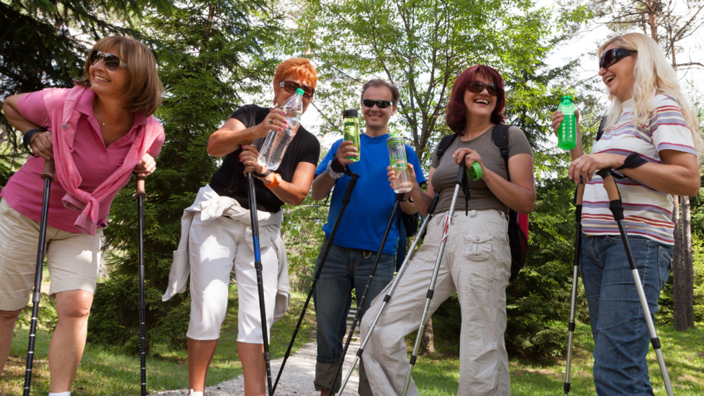 social club walking outdoors