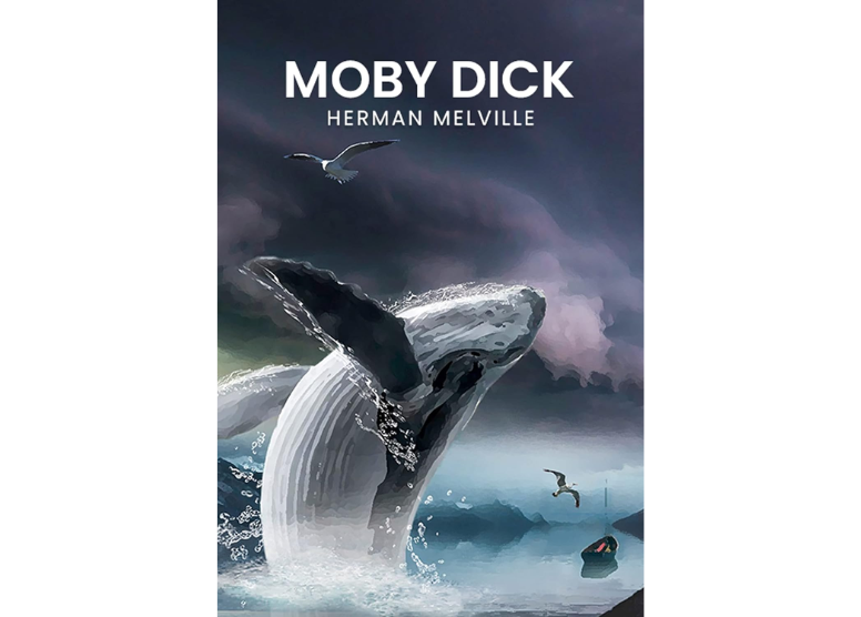 book cover - Moby Dick by Herman Melville