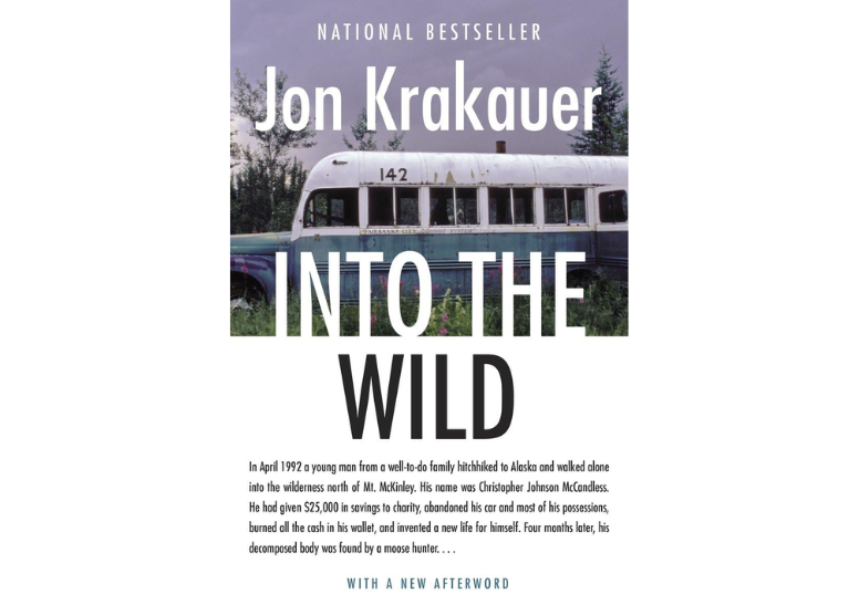 book cover - Into the Wild by Jon Krakauer