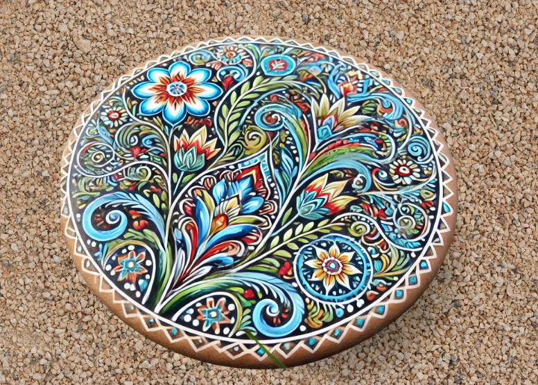 ceramic stepping stone 