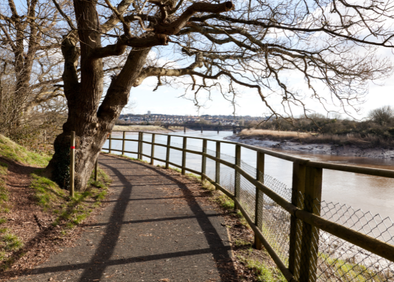 path beside a river