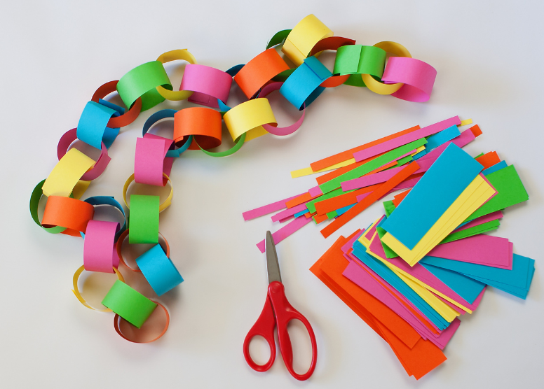 paper chain garland